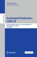 [预订]Automated Deduction – CADE 29 9783031384981