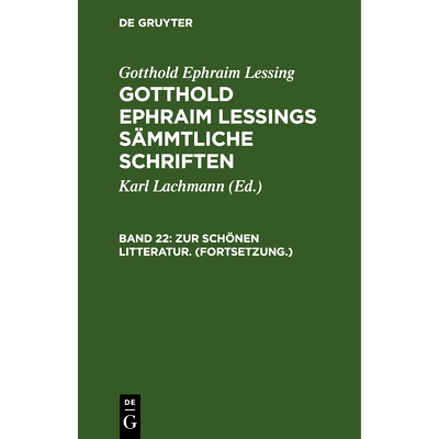预订 Zur schönen Litteratur. (Fortsetzung.): 9783112679470