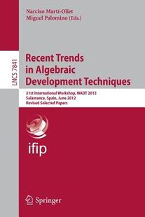 Recent Development Trends Algebraic Techniques 预订
