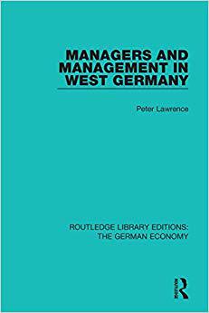 【预售】Managers and Management in West Germany