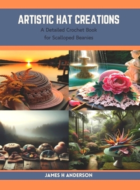 预订 Artistic Hat Creations: A Detailed Crochet Book for Scalloped Beanies: 9798873782581