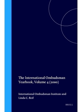 预订 The International Ombudsman Yearbook, Volume 4 (2000) 国际监察员年鉴，第 4 卷（2000 年）: 9789041116222