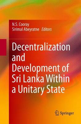 【预订】Decentralization and Development of Sri Lanka Within a Unitary State