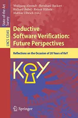 【预订】Deductive Software Verification: Future Perspectives