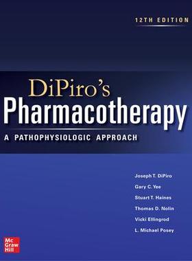 [预订]Dipiro’s Pharmacotherapy: A Pathophysiologic Approach, 12th Edition 9781264264544