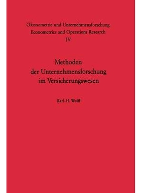 预订 Methoden der Unternehmensforschung im Versicherungswesen: 9783642874819