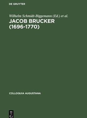 【预订】Jacob Brucker (1696–1770) 9783050030975