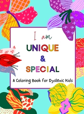 预订 Positive Affirmation Coloring Book for Dyslexic Kids: Nurturing Strength, Self-esteem and Positivity in Dyslexic Ch