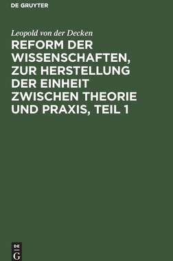 【预订】Reform der Wissenschaften, zur Herstellung der Einheit zwischen Theo 9783111090146