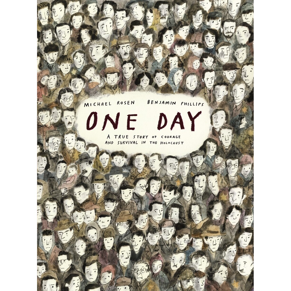 一天 One Day 罗森爷爷 Nice爷爷 Michael Rosen 二战真实故事改编 儿童历史绘本 英文原版 英国儿童桂冠作家