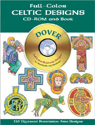 【预售】Full-Color Celtic Designs [With CDROM]