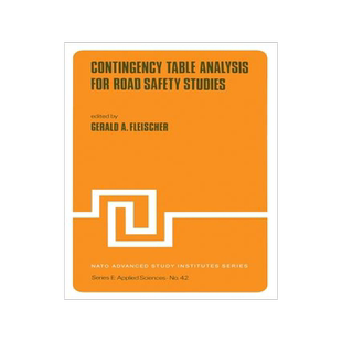 预订 Contingency Table Analysis for Road Safety Studies