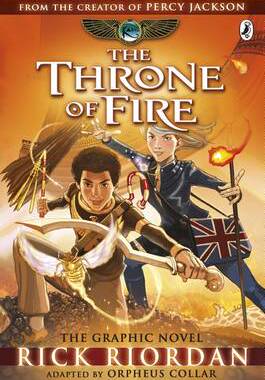 【预订】The Throne of Fire: The Graphic Novel (The Kane Chronicles Book 2)
