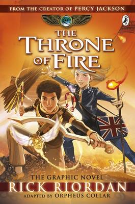 【预订】The Throne of Fire: The Graphic Novel (The Kane Chronicles Book 2)
