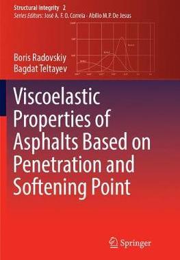 【预订】Viscoelastic Properties of Asphalts Based on Penetration and Softening Point