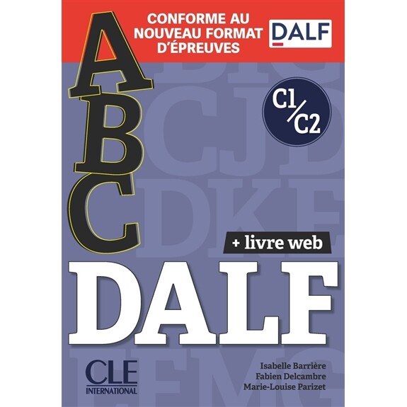 现货 ABC DALF C1/C2 2025新版 法语原版教辅 DALF考试听力写作阅读练习 法国出国留学备考 原装进口书