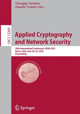 【预订】Applied Cryptography  and Network Security 9783031092336