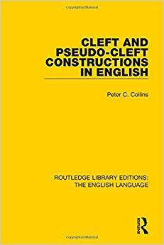 【预售】Cleft and Pseudo-Cleft Constructions in English