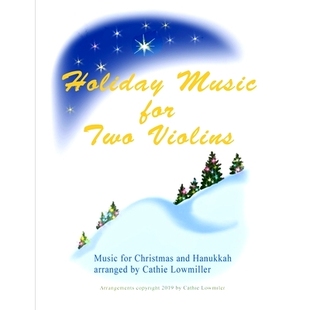 Holiday for 预订 Music 9781727463682 Two Violins