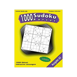 [预订]1000 Leichte Sudoku Ratsel, Ausgabe 02: 1000 Leichte 9x9 Sudoku Mit Losungen, Ausgabe 02 9781539359456