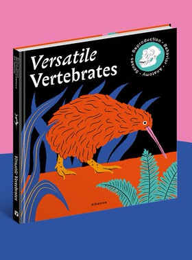 多姿多彩的脊椎动物 儿童动物科普百科 英文绘本 6-9岁 英文原版 精装 Versatile Vertebrates