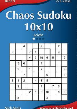 [预订]Chaos Sudoku 10x10 - Leicht - Band 9 - 276 Ratsel 9781511883122