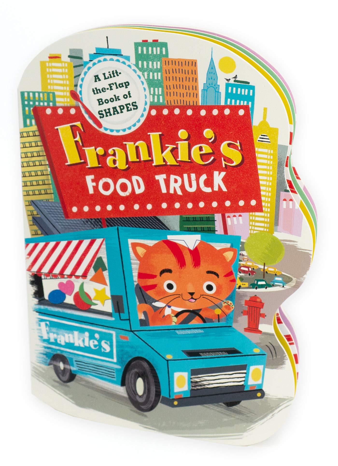 英文原版 弗兰克的美食车 纸板翻翻书 Frankie's Food Truck