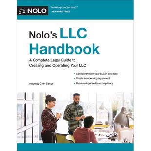 预订 Nolo’s LLC Handbook: A Complete Legal Guide to Creating and Operating Your LLC 9781413332230