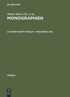 【预订】Dane County Kölsch– Wisconsin, USA 9783484230255