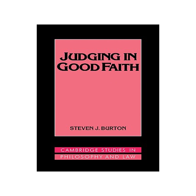 【预售】Judging in Good Faith