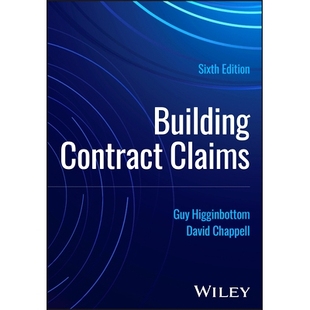 Claims 6Th Edition 预订 第六版 Contract 建筑合同索赔 9781394210008 Building