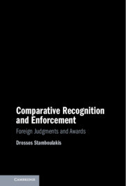 【预订】Comparative Recognition and Enforcement 9781316513927