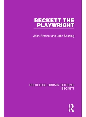 预订 Beckett the Playwright 剧作家贝克特: 9780367747114