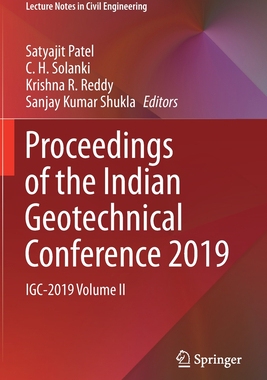 预订 Proceedings of the Indian Geotechnical Conference 2019