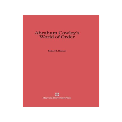[预订]Abraham Cowley’s World of Order 9780674187481