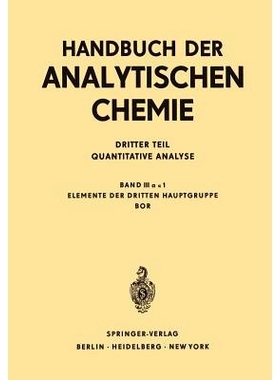 预订 Elemente der Dritten Hauptgruppe Bor: 9783642650475