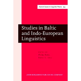 Indo and 预订 Linguistics William Schmalstieg Baltic Honor 海和印欧语言学研究：纪念W 波罗 European Studies