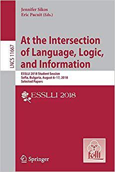 【预售】At the Intersection of Language, Logic, and Information