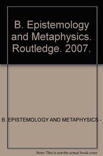 预订 Epistemology and Metaphysics