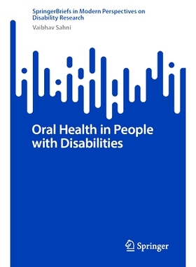 预订 Oral Health in People with Disabilities 残障人士口腔健康: 9789819627783