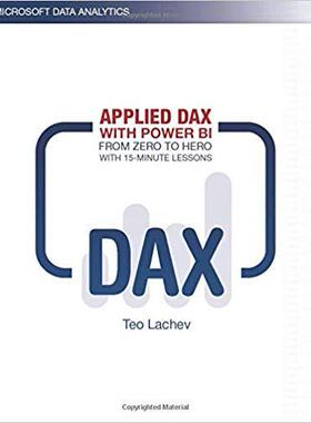 【预售】Applied DAX with Power BI: From zero to hero with 15-minute lessons