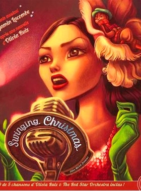 现货 摇摆的圣诞节 本杰明·拉孔贝 Benjamin Lacombe 暗黑哥特 法国进口艺术插画集 法语原版 Swinging Christmas