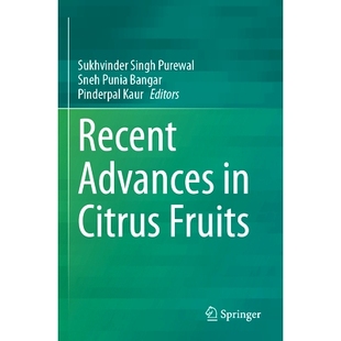 Citrus Fruits 预订 进展 Advances 柑橘类水果 9783031375361 Recent