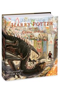 Fire JK罗琳 Potter 全彩插图版 Goblet Illustrated Edition 精装 the Harry 哈利波特与火焰杯 英文原版 and