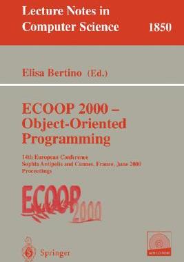 【预订】ECOOP 2000 - Object-Oriented Programming