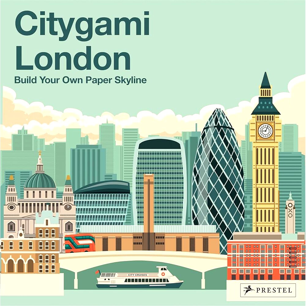 现货 折叠城市之伦敦 立体手工书 纸模型 英文原版 Citygami London: Build Your Own Paper Skyline