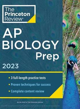 预订 Princeton Review AP Biology Prep, 2023: 3 Practice Tests + Complete Content Review + Strategies & Te 9780593450666
