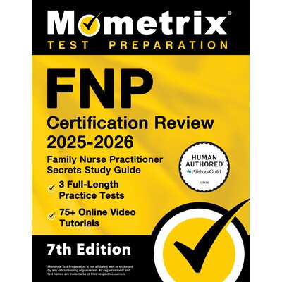预订 Fnp Certification Review 2025-2026 - 3 Full-Length Practice Tests, 75+ Online Video Tutorials, Family Nurse Practit