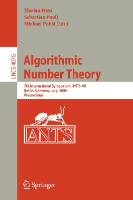 【预订】Algorithmic Number Theory