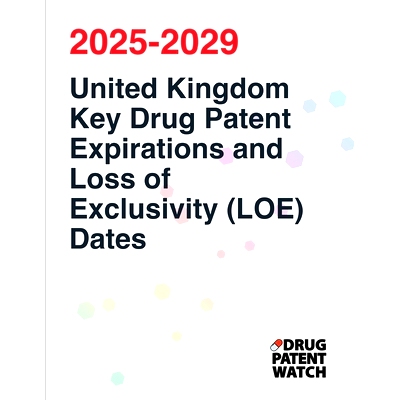 预订 United Kingdom Key Drug Patent Expirations and Loss of Exclusivity (LOE) Dates 2025-2029: United Kingdom Generic La
